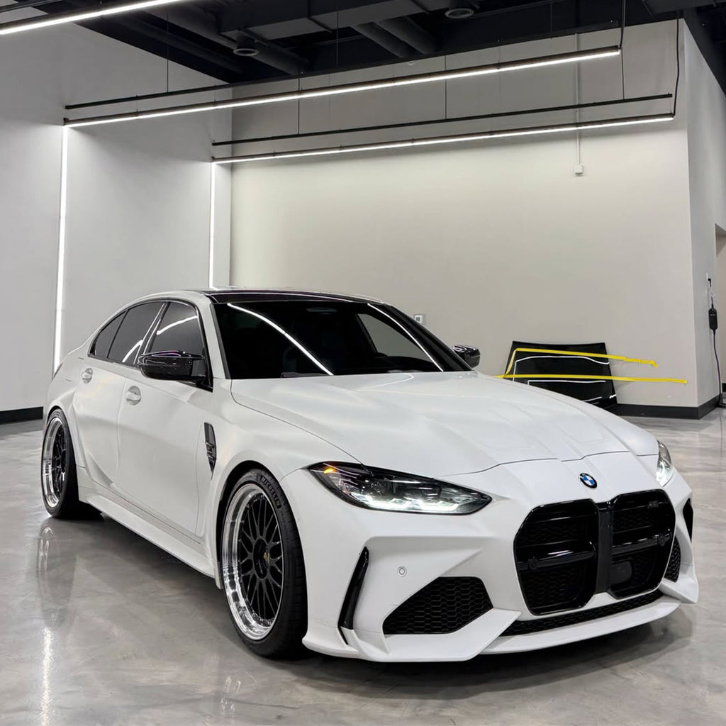 Satin Pearl White Vinyl Wrap