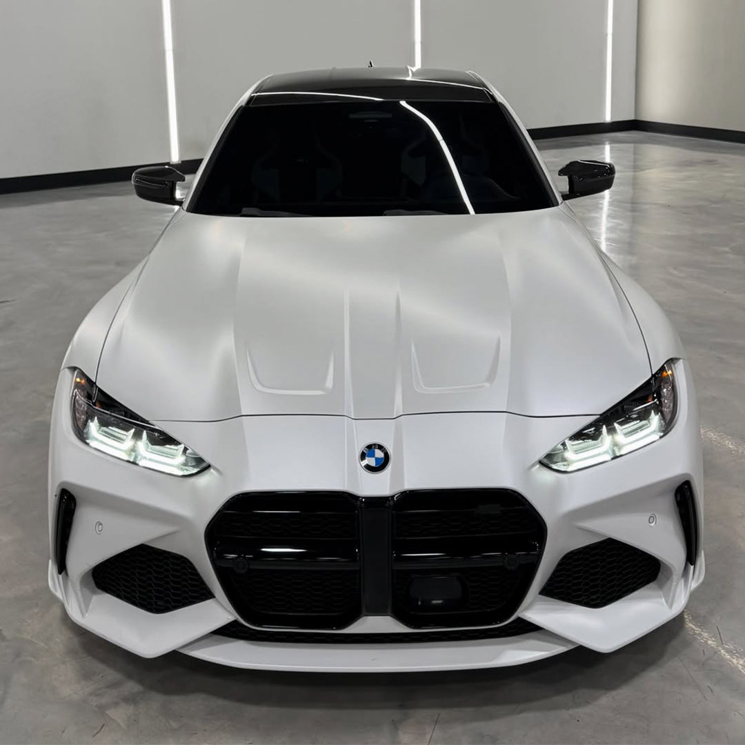 Satin Pearl White Vinyl Wrap