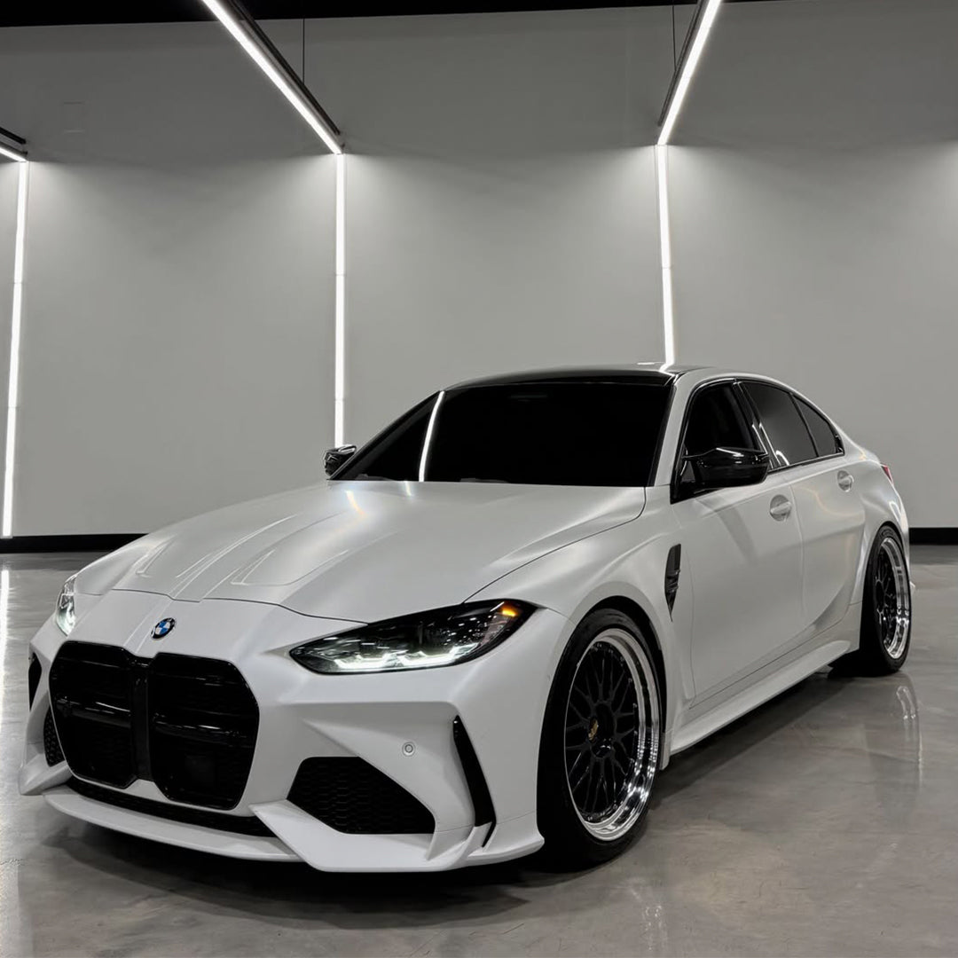 Satin Pearl White Vinyl Wrap