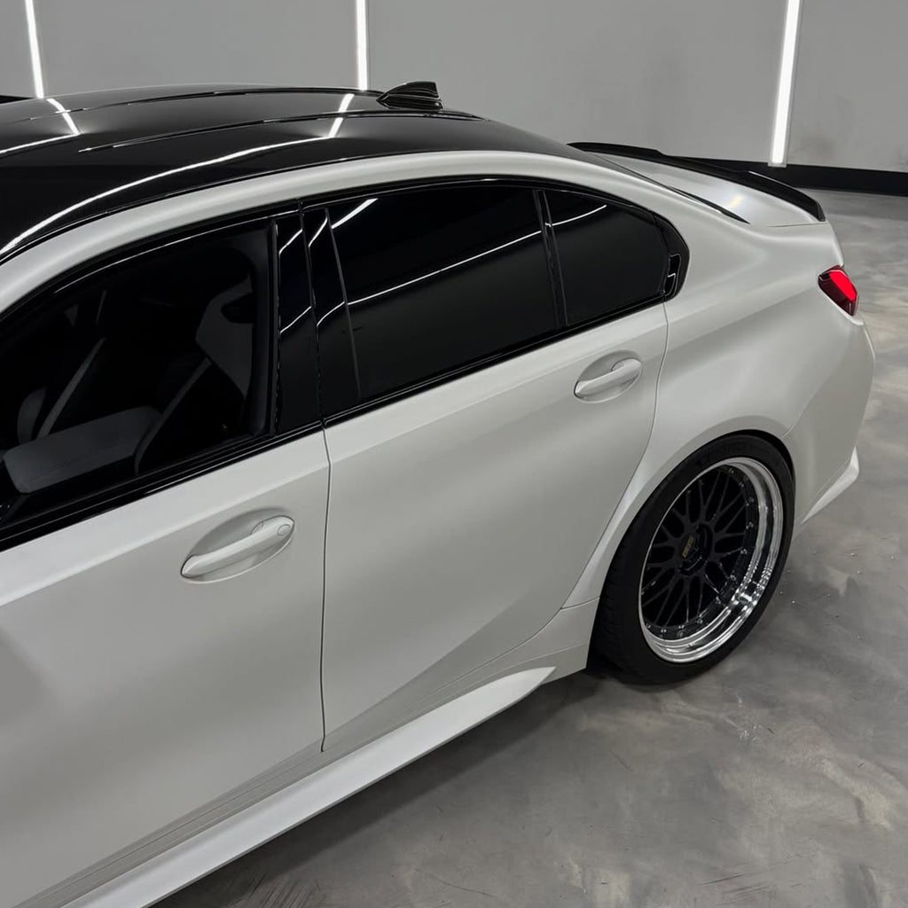 Satin Pearl White Vinyl Wrap