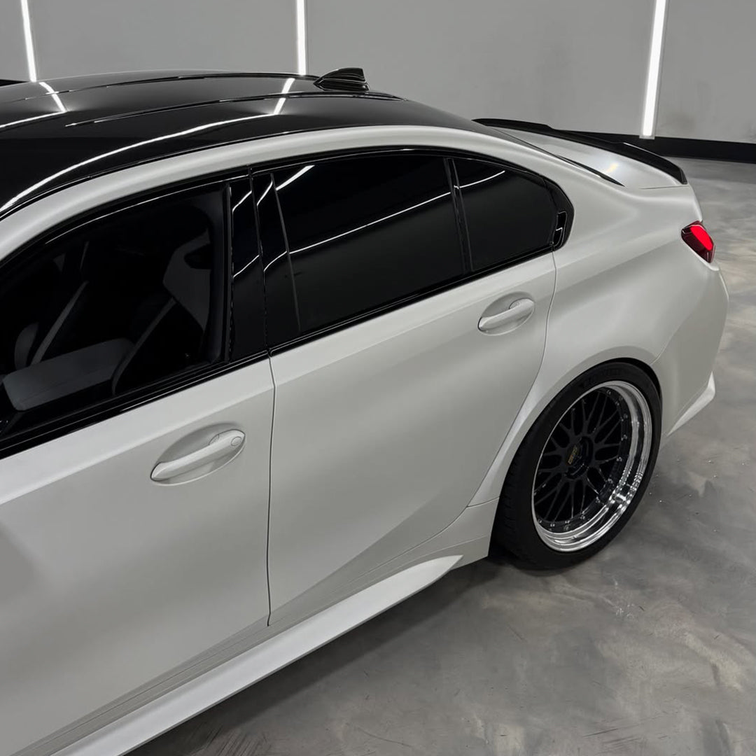 Satin Pearl White Vinyl Wrap