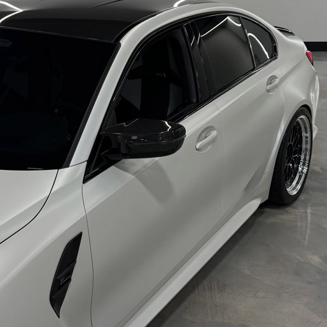 Satin Pearl White Vinyl Wrap