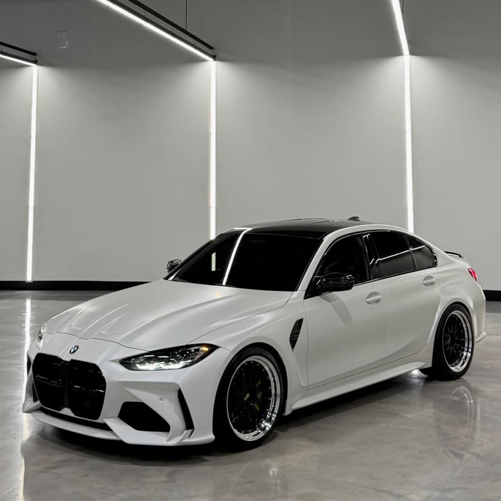 Satin Pearl White Vinyl Wrap