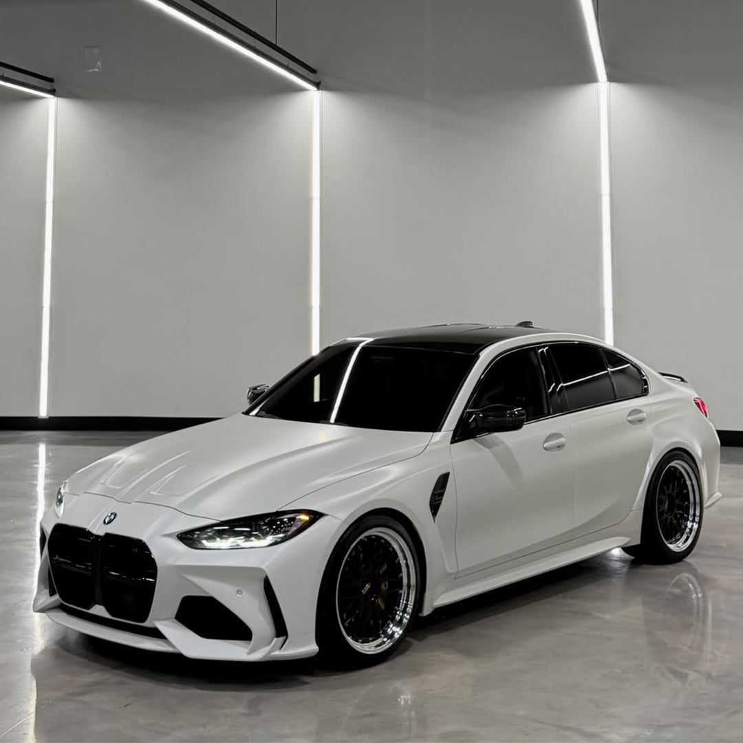 Satin Pearl White Vinyl Wrap