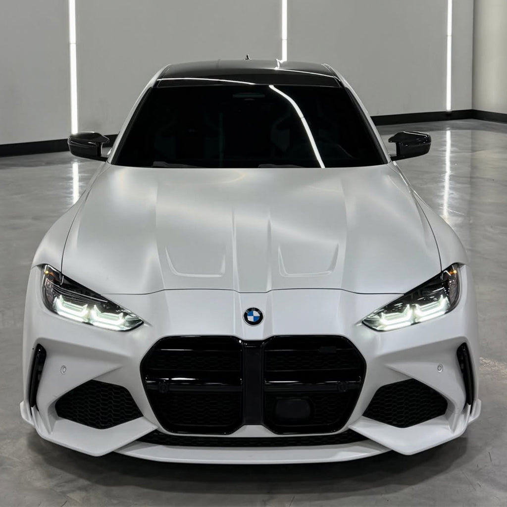 Satin Pearl White Vinyl Wrap