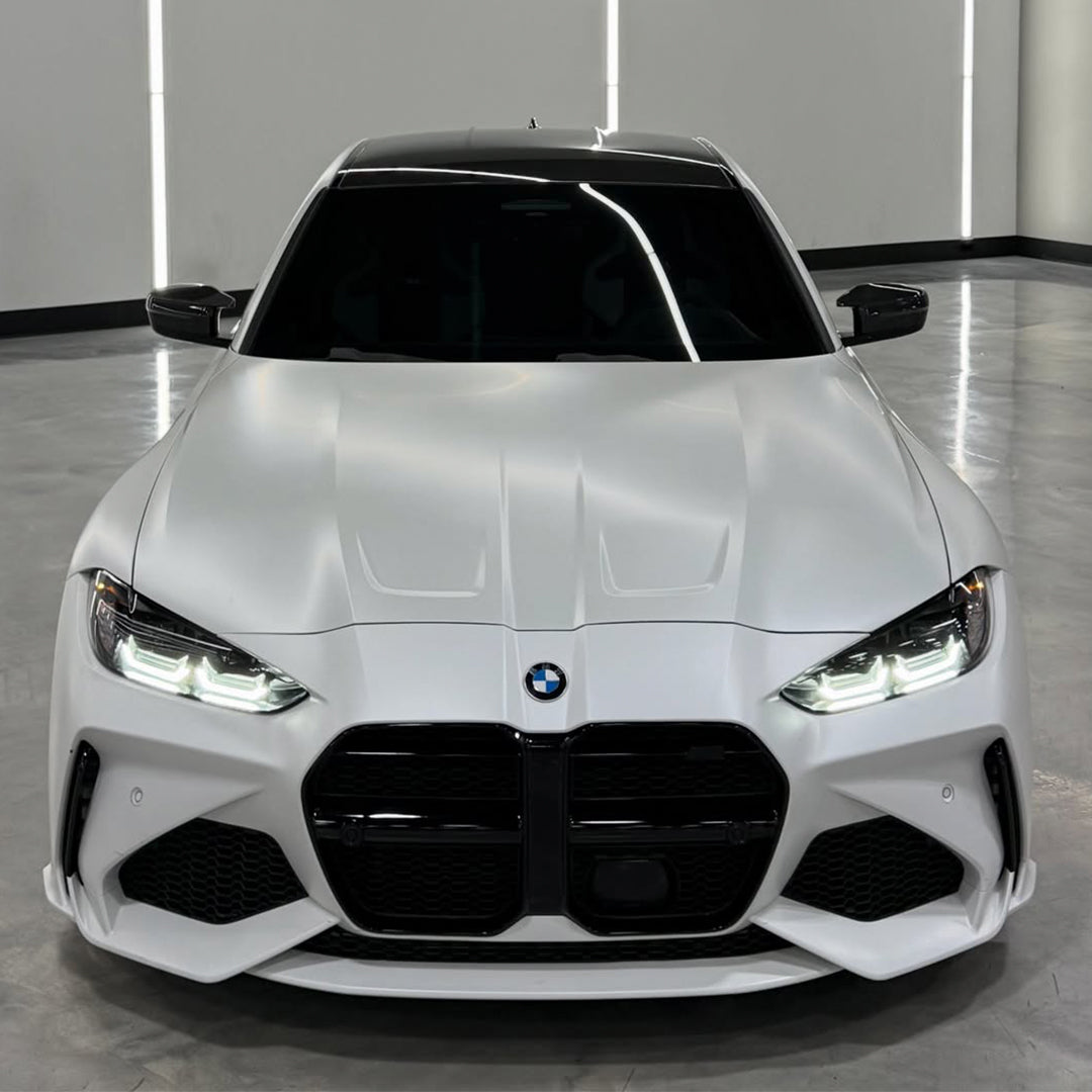 Satin Pearl White Vinyl Wrap