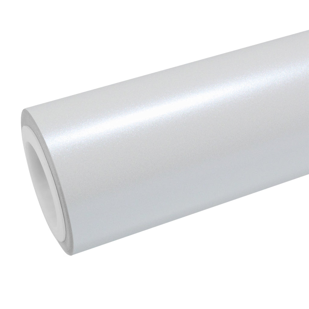 Satin Pearl White Vinyl Wrap - product view 1
