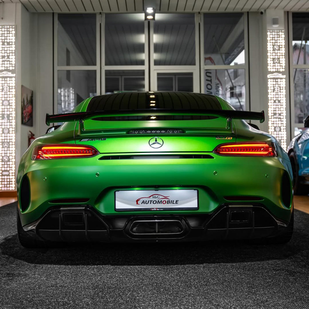 Satin Pearl Yellow Green Vinyl Wrap