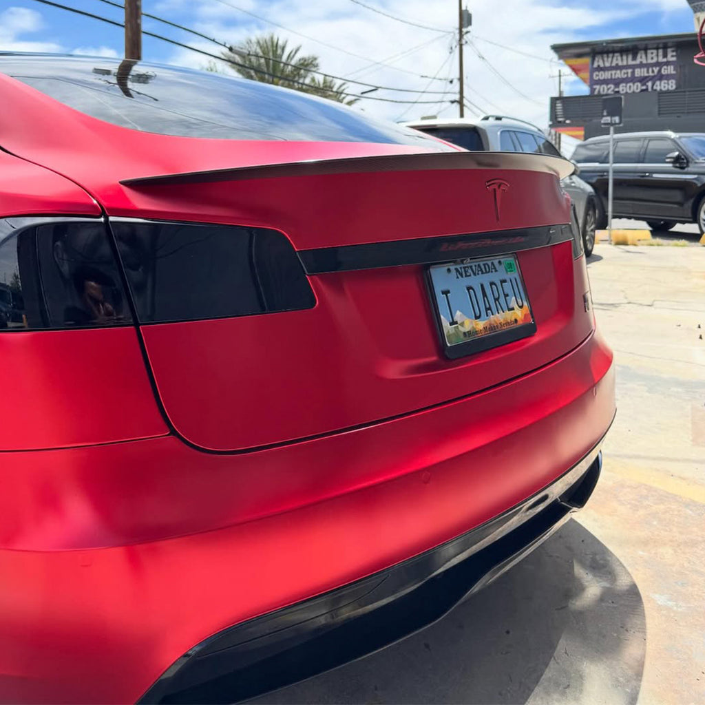 Satin Red Vinyl Wrap