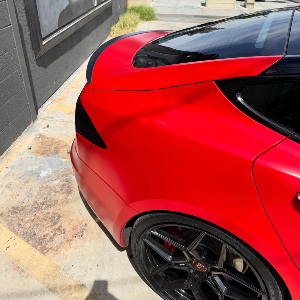 Satin Red Vinyl Wrap