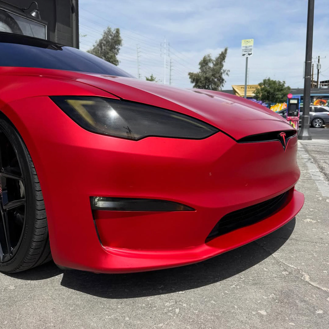 Satin Red Vinyl Wrap