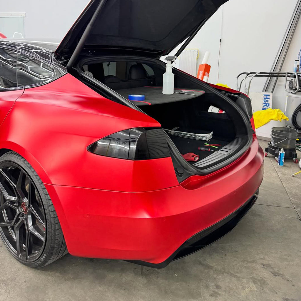 Satin Red Vinyl Wrap