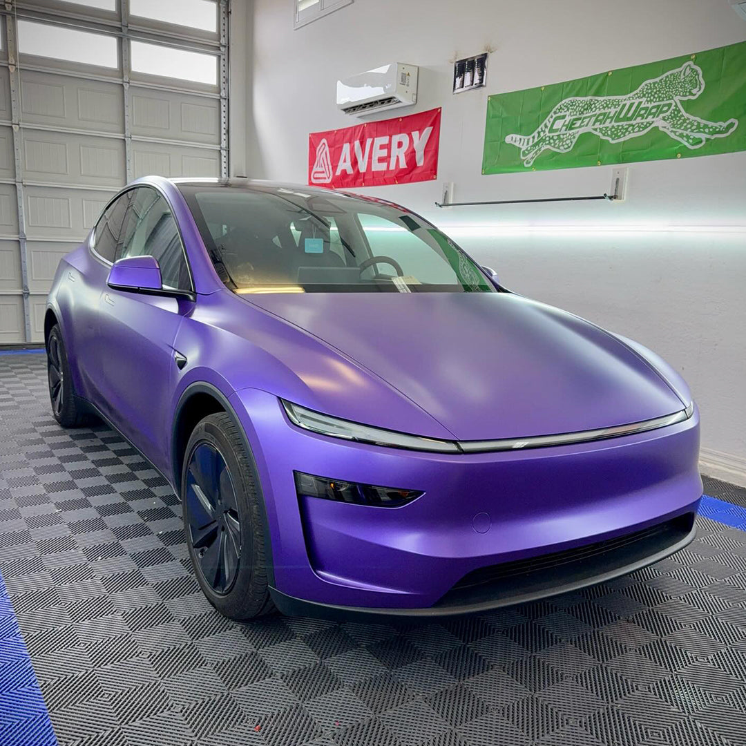 Satin Shine Purple Vinyl Wrap