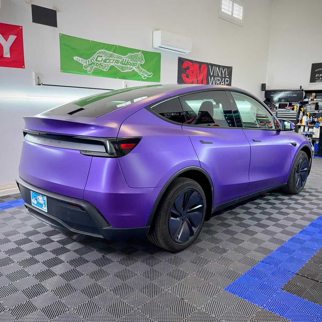 Satin Shine Purple Vinyl Wrap