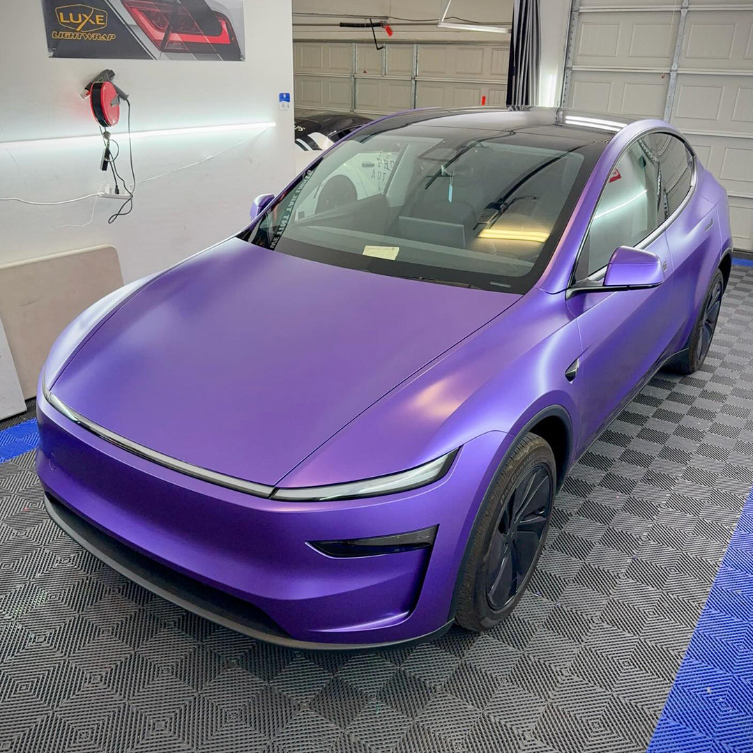 Satin Shine Purple Vinyl Wrap