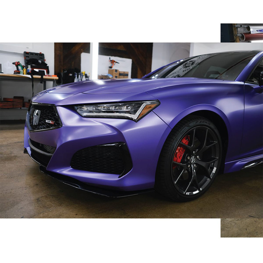 Satin Shine Purple Vinyl Wrap