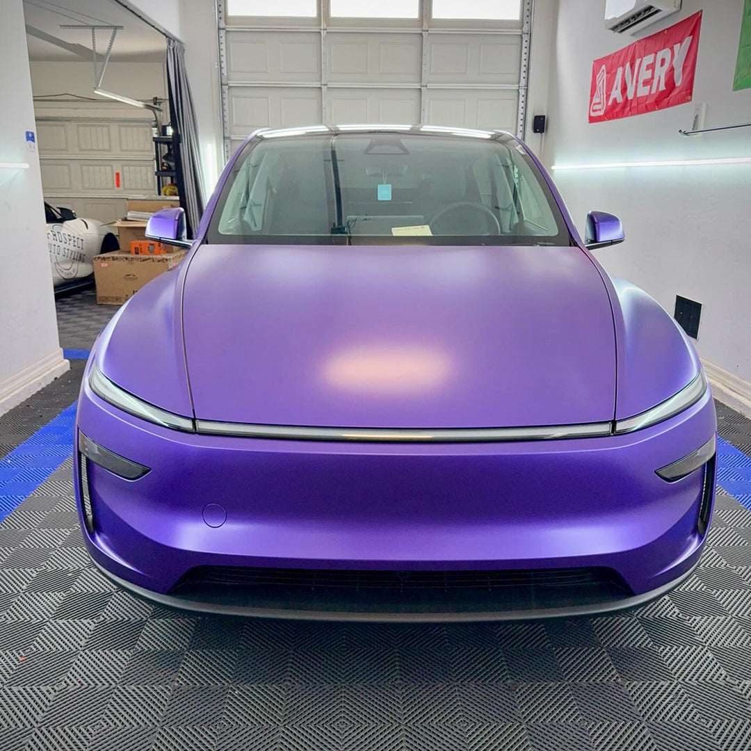 Satin Shine Purple Vinyl Wrap