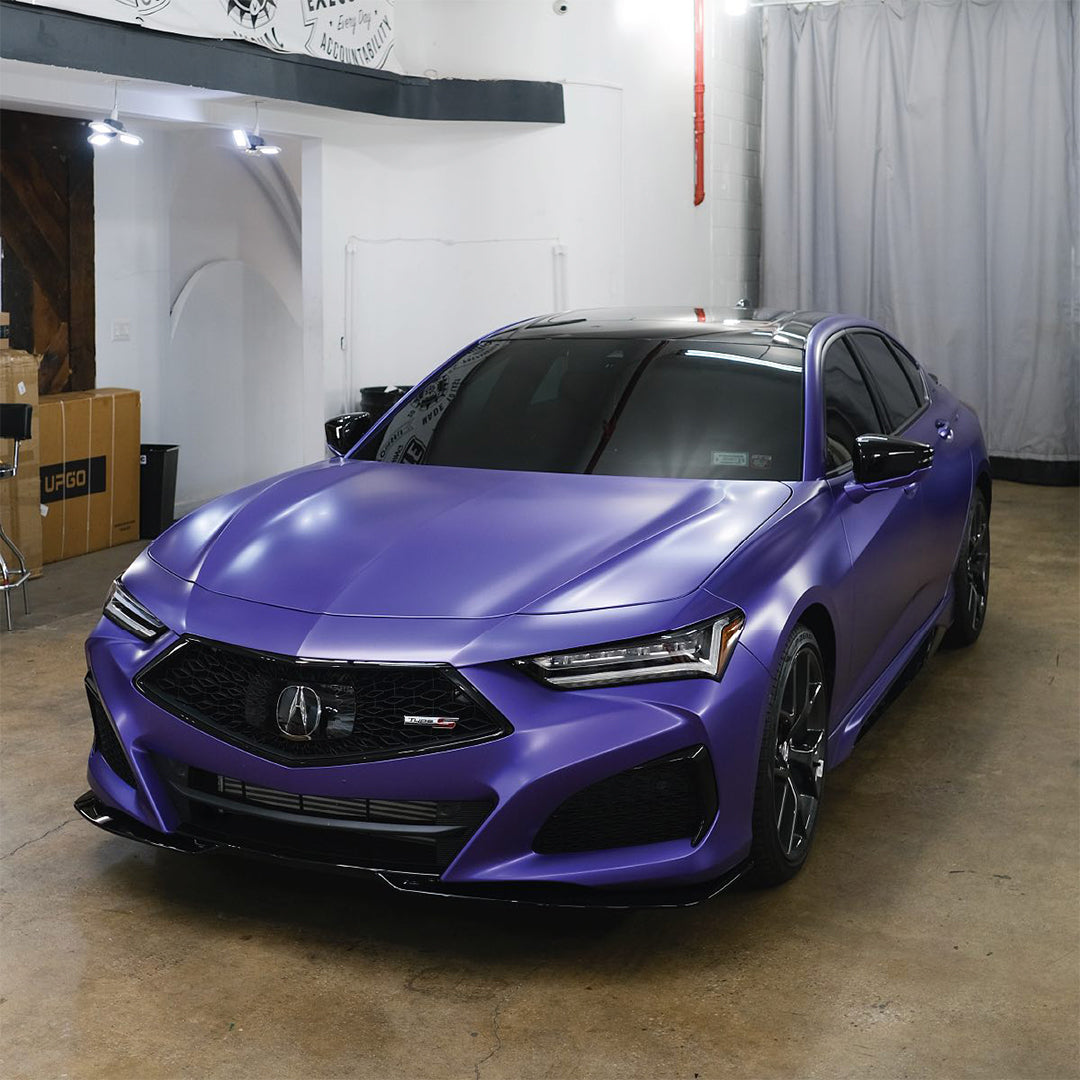 Satin Shine Purple Vinyl Wrap
