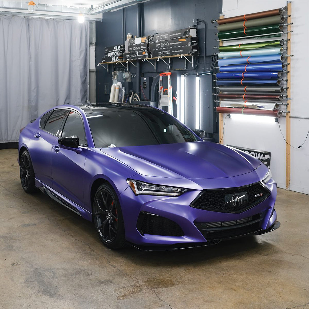 Satin Shine Purple Vinyl Wrap
