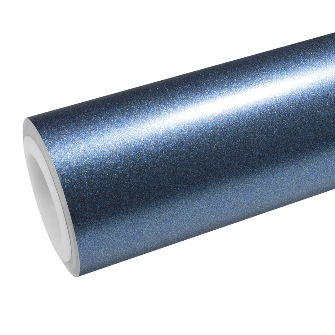Satin Storm Blue Vinyl Wrap