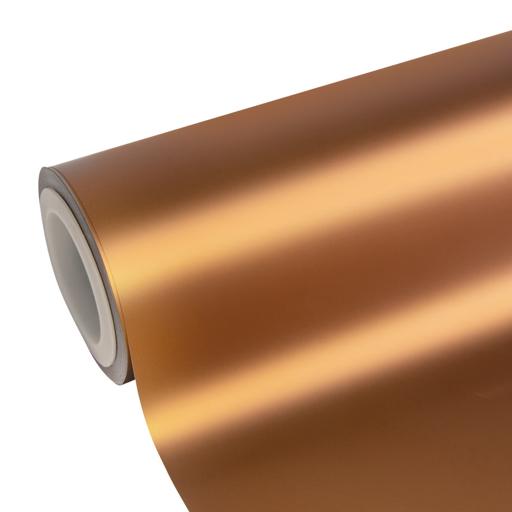 Satin Chrome Silk Copper Vinyl Wrap - product view 11