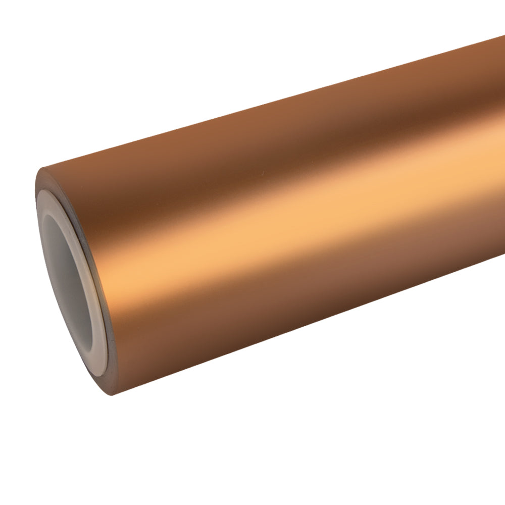 Satin Chrome Silk Copper Vinyl Wrap - product view 1