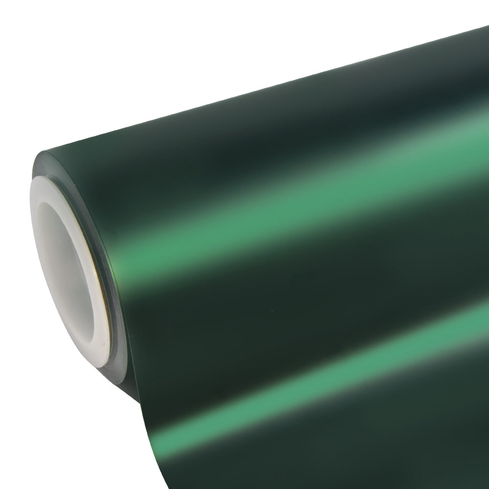 Satin Chrome Silk Green Vinyl Wrap|Eowrap