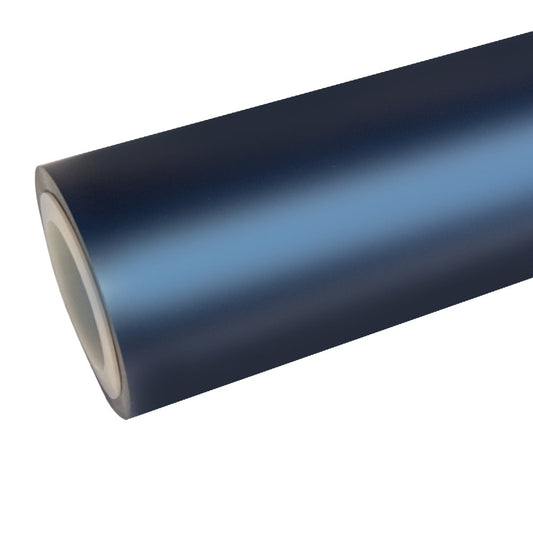 Satin Chrome Silk Prussian Blue Vinyl Wrap|Eowrap