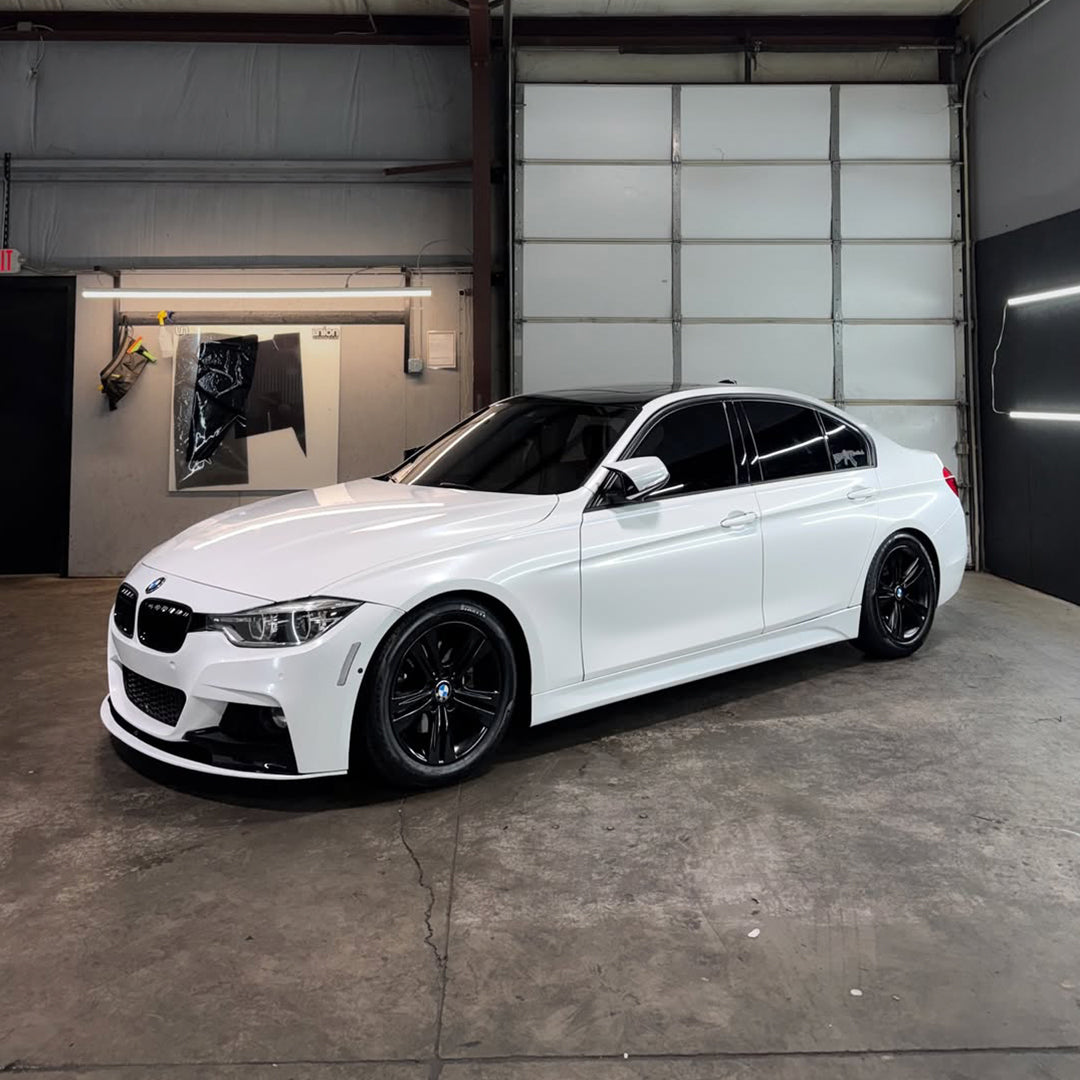 Sparkle Gloss White Glitter Vinyl Wrap