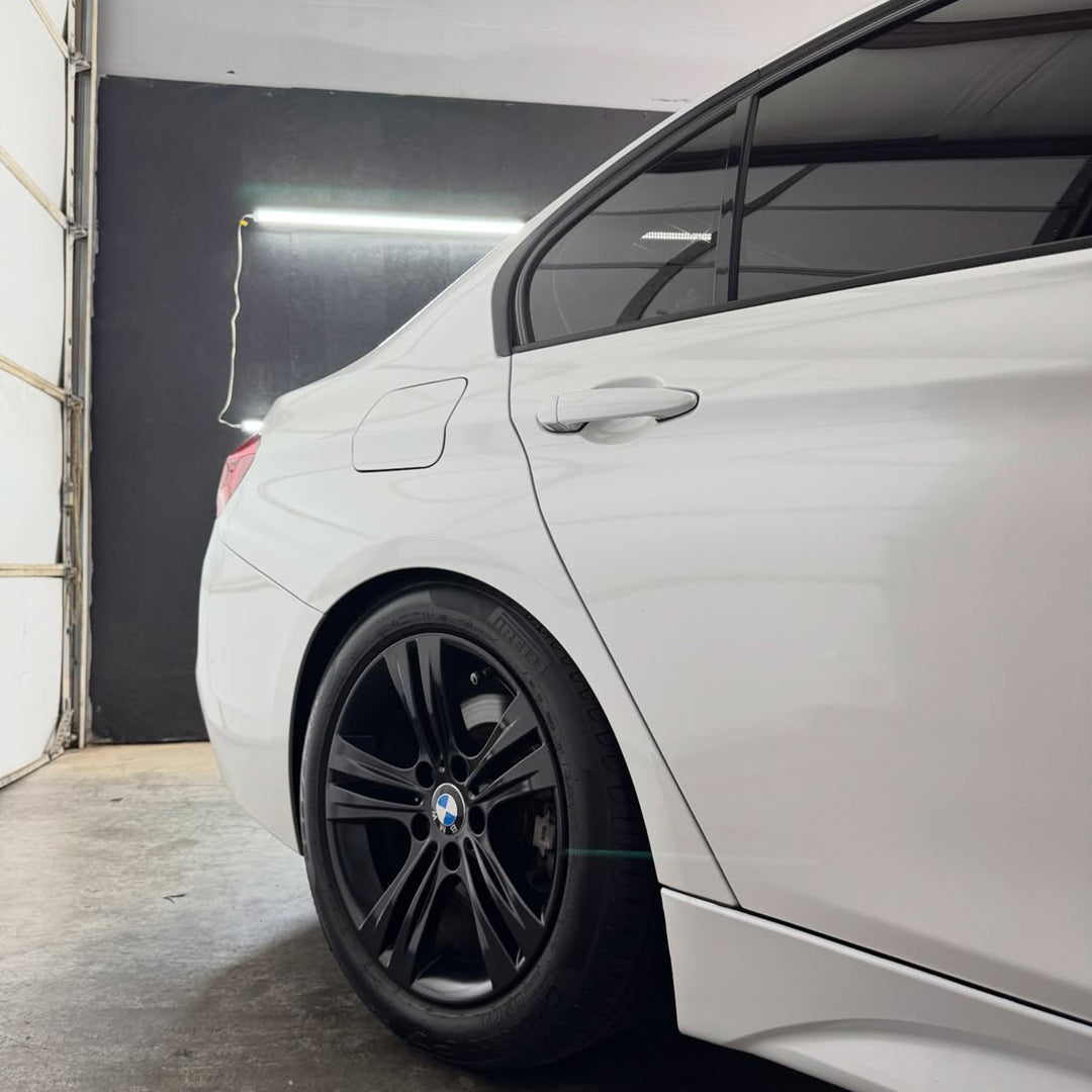 Sparkle Gloss White Glitter Vinyl Wrap