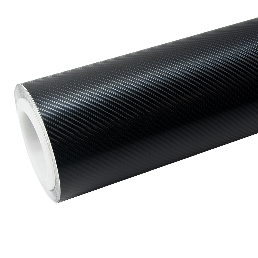 Spiral Black Carbon Fiber Vinyl Wrap|Eowrap