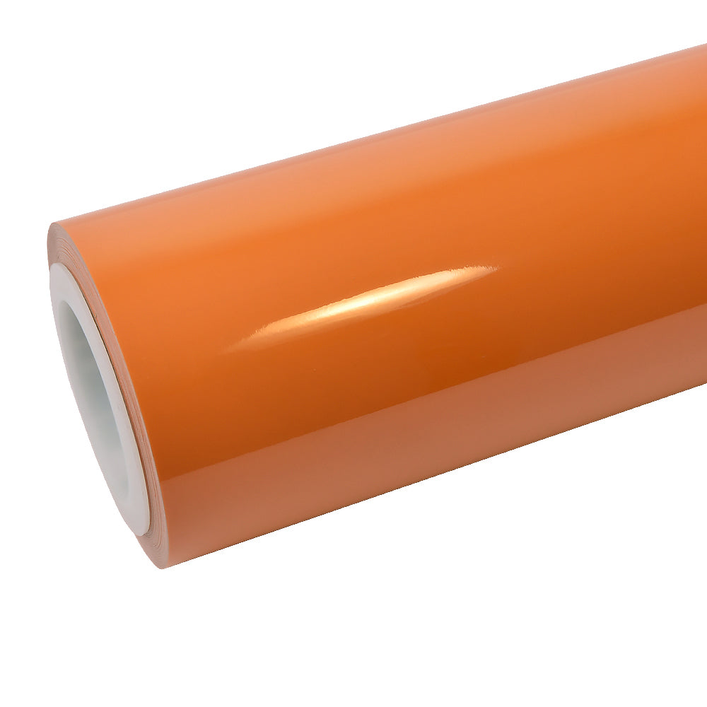 Super Glossy Orange Poppy Vinyl Wrap|Eowrap