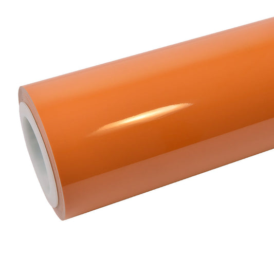 Super Glossy Orange Poppy Vinyl Wrap|Eowrap