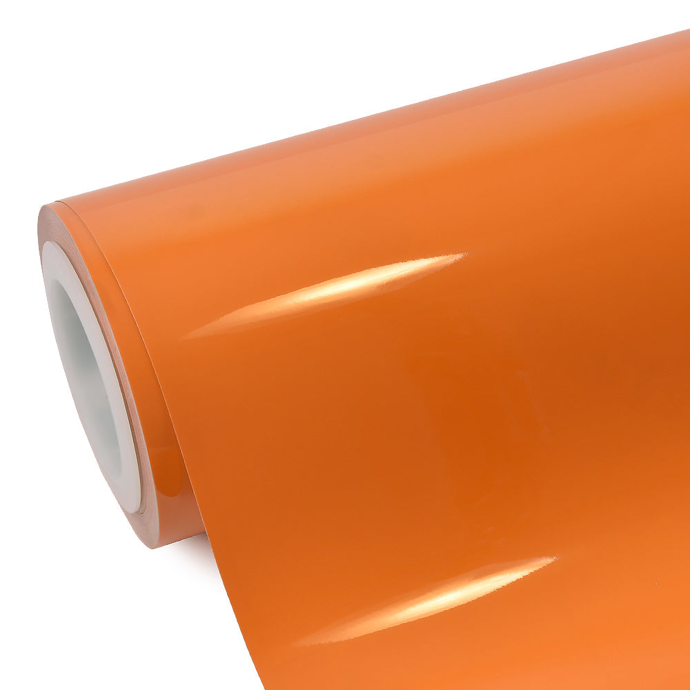 Super Glossy Orange Poppy Vinyl Wrap|Eowrap