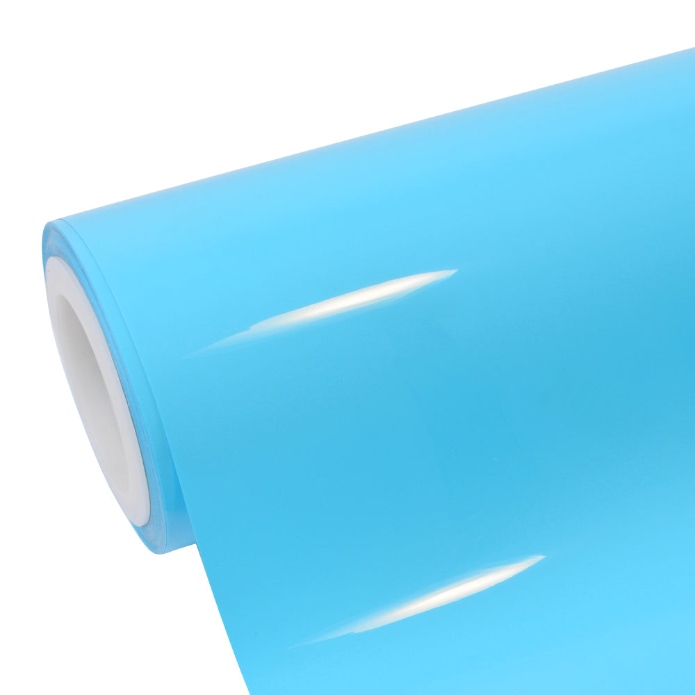 Super Glossy Sky Blue Vinyl Wrap|Eowrap