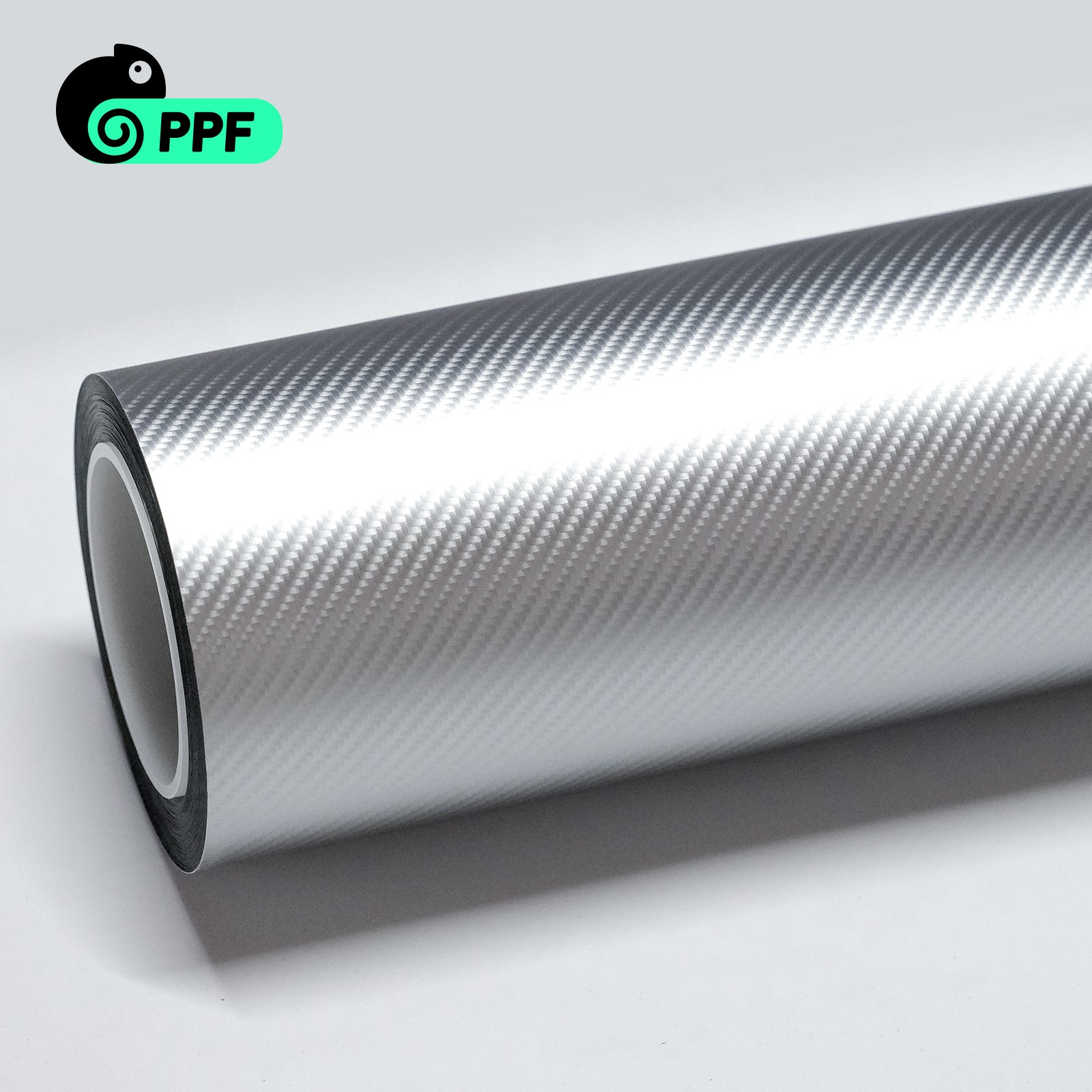 Matte Silver Carbon Fiber PPF TPU color paint protection film