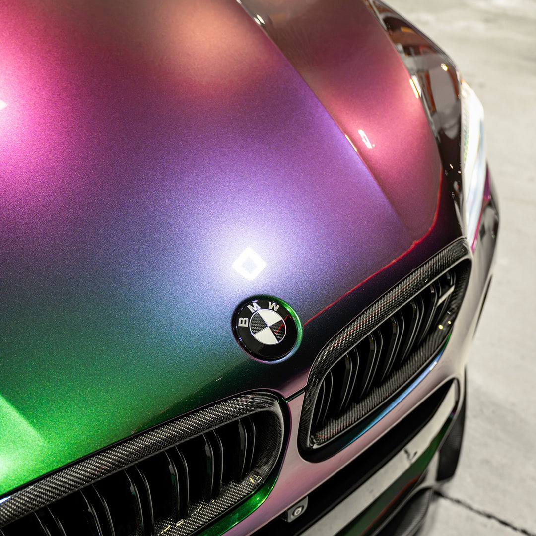 Gradient Metallic Green Red PPF
