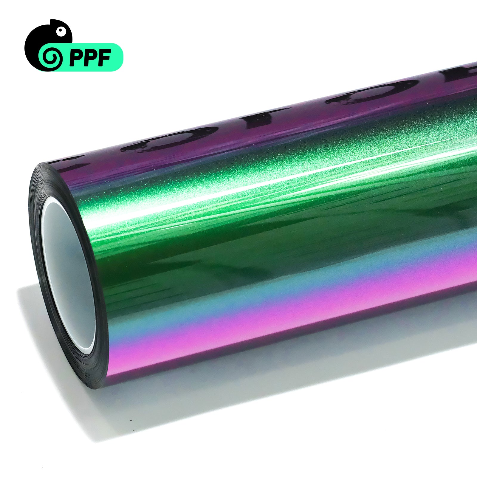 Gradient Metallic Green Red PPF dry install color PPF for vehicles