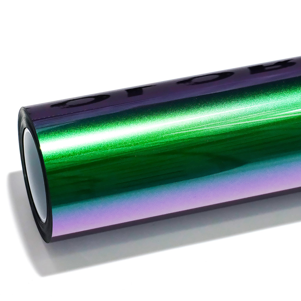 Gradient Green Blue Purple PPF color PPF roll for car wraps