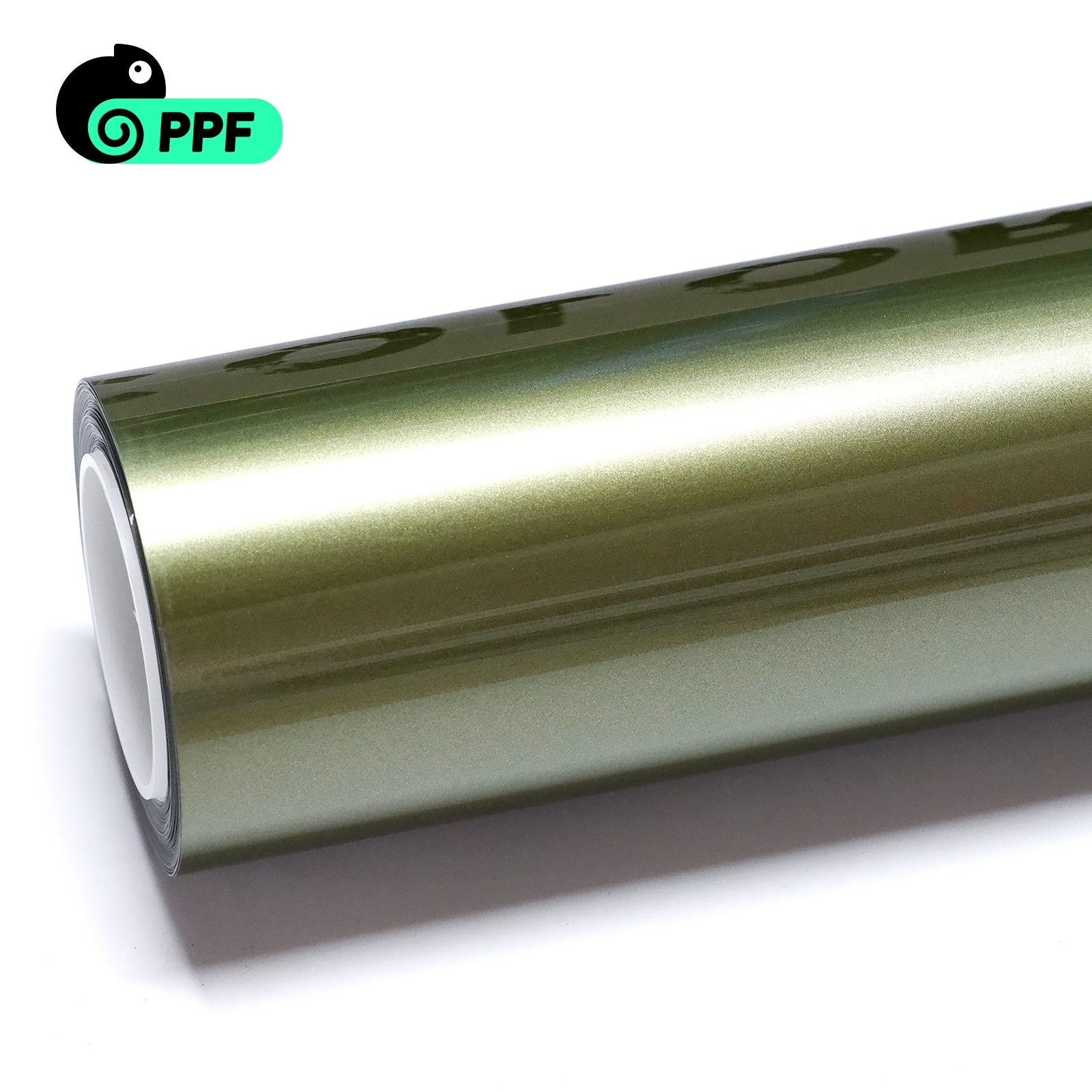 Gloss Metallic Olive Green PPF dry install color PPF for vehicles
