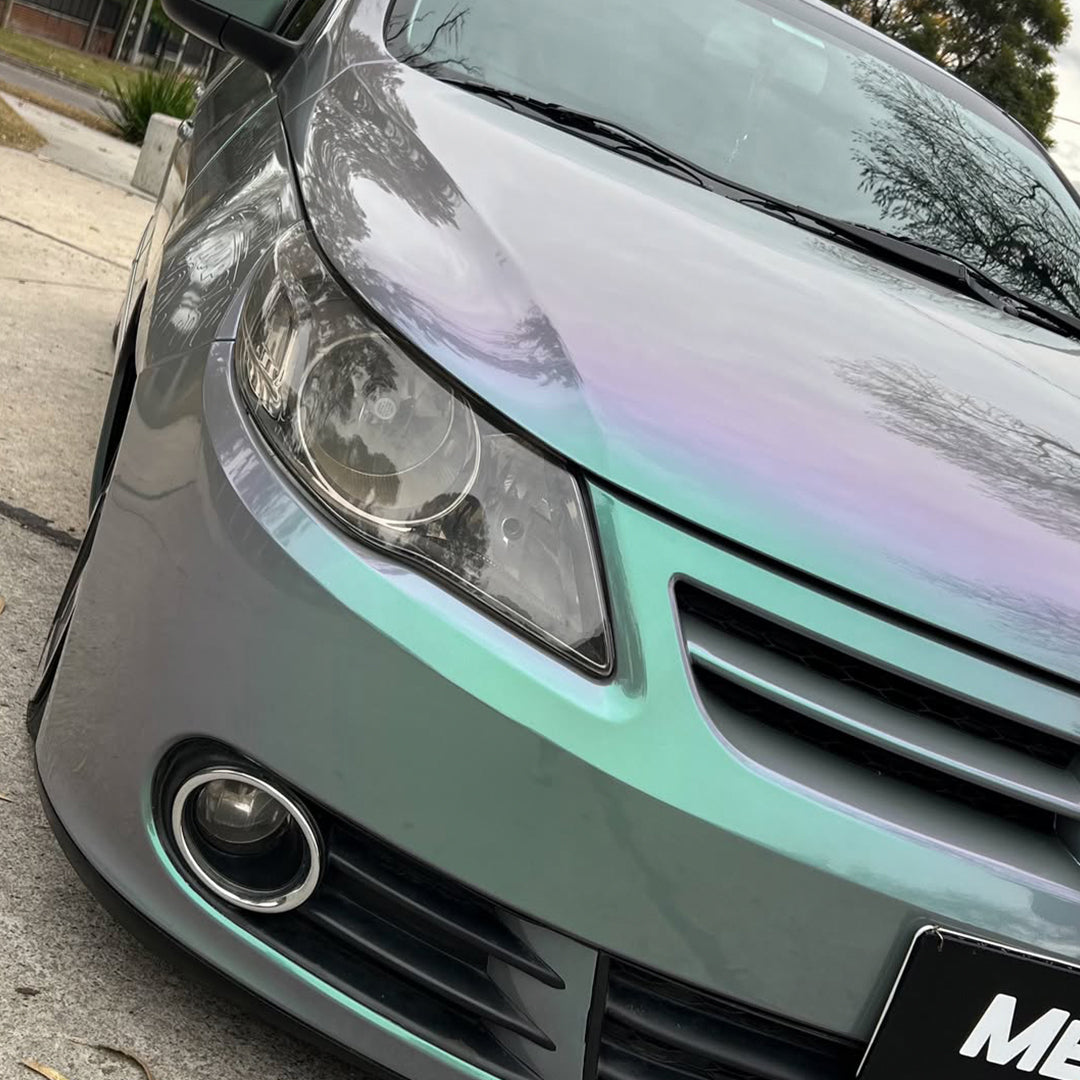 Liquid Metallic Green Purple PPF