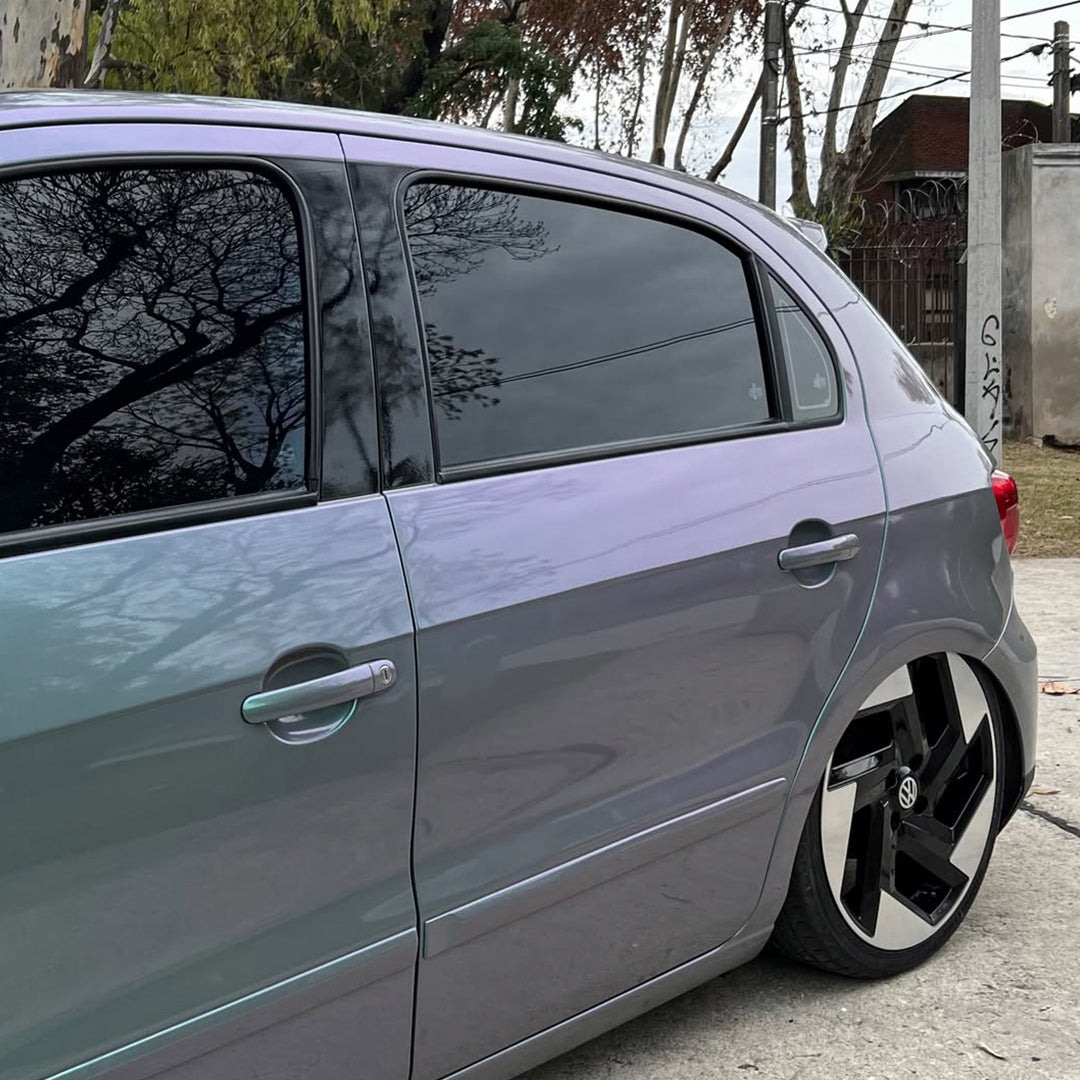 Liquid Metallic Green Purple PPF