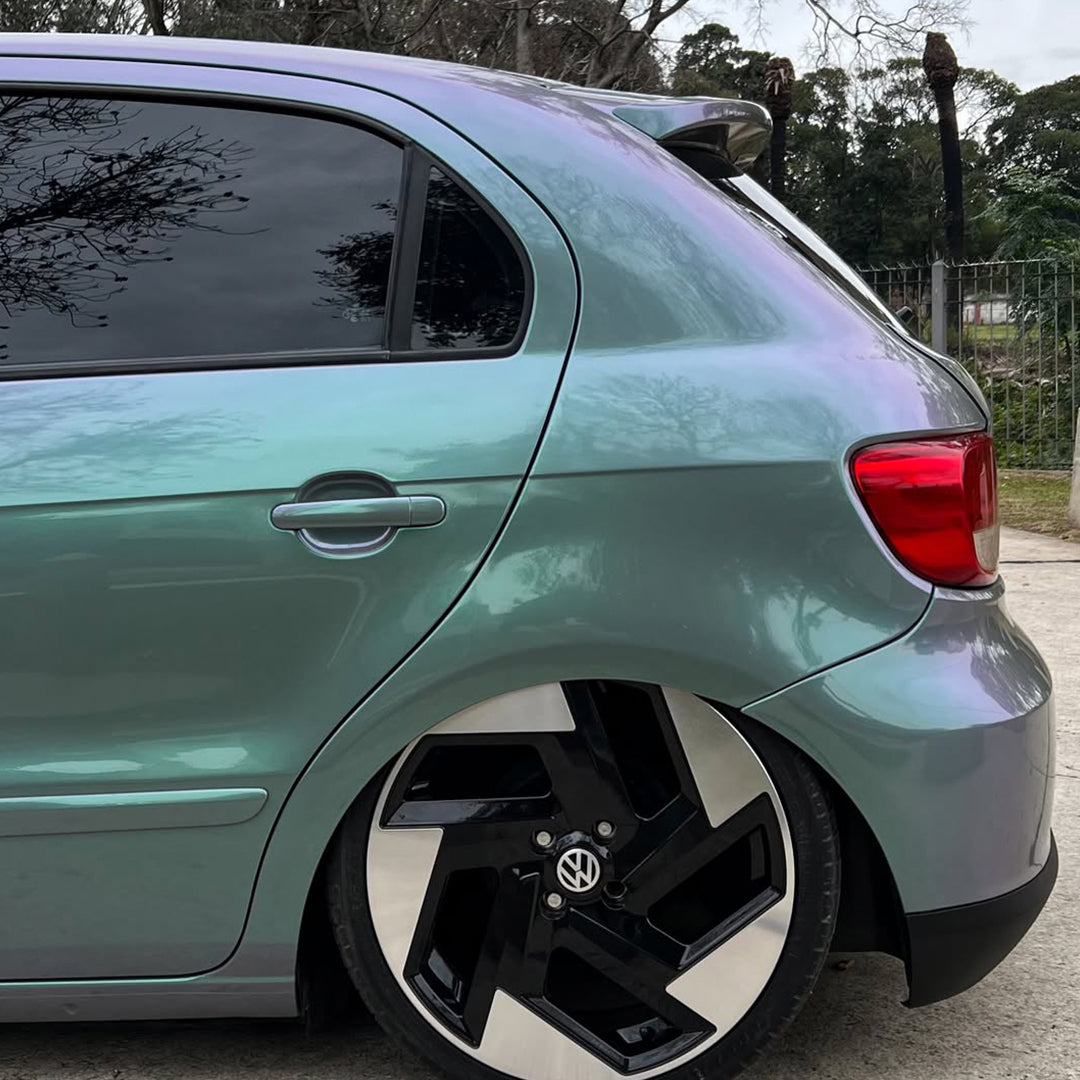 Liquid Metallic Green Purple PPF