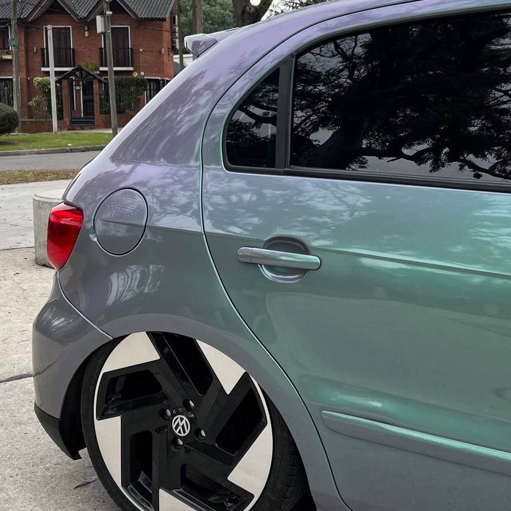 Liquid Metallic Green Purple PPF
