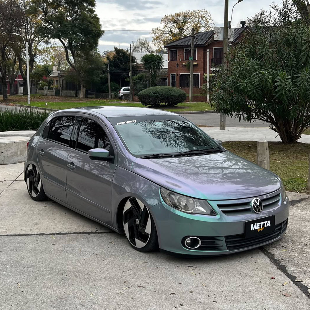 Liquid Metallic Green Purple PPF