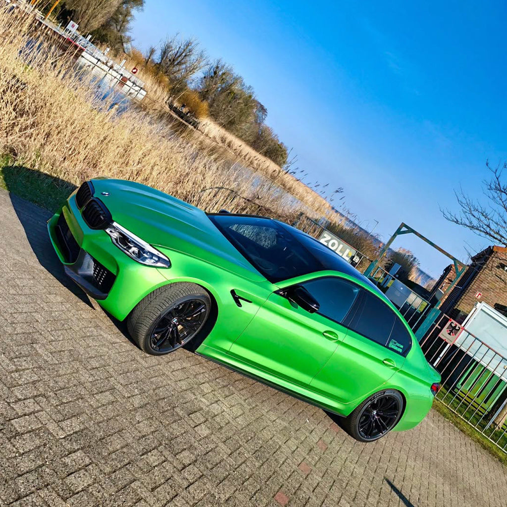 Metallic Fluorescent Gold Green PPF