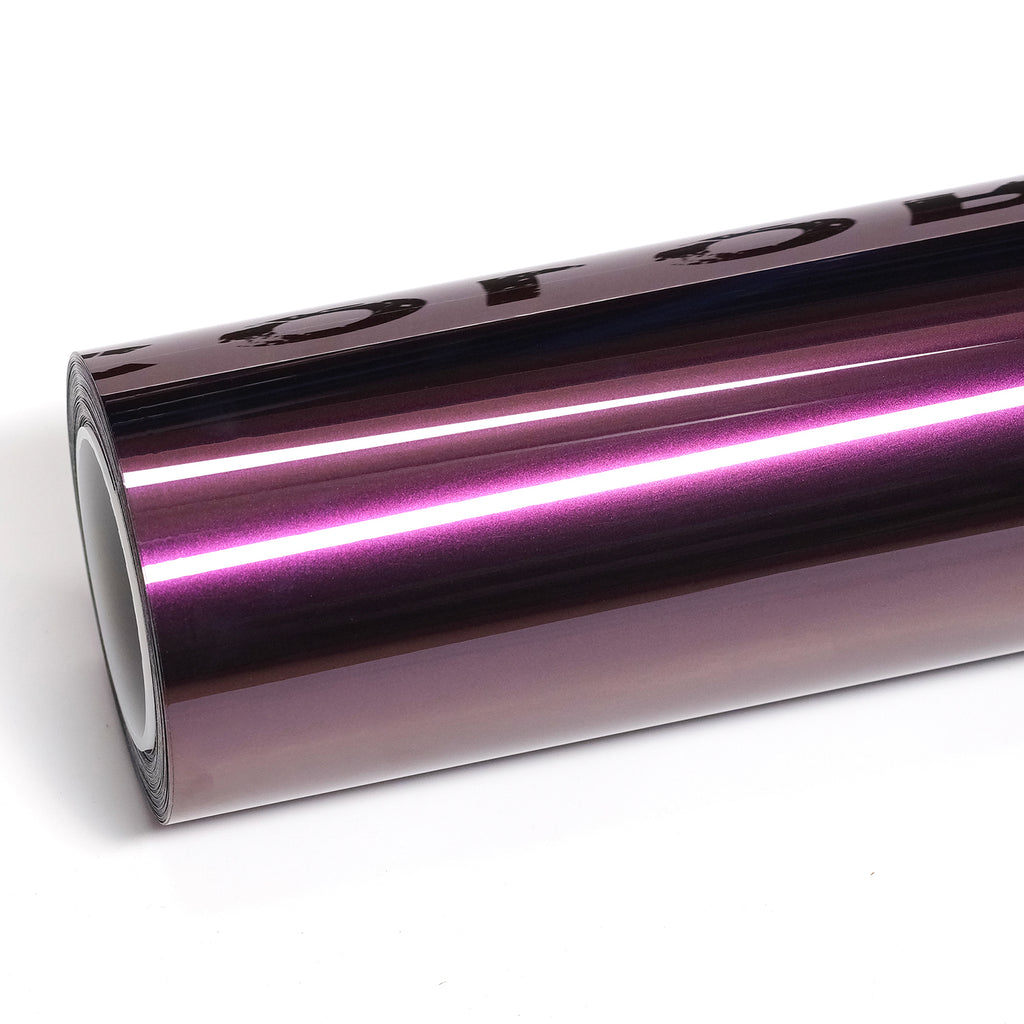 Gloss Metallic Black Purple PPF TPU color paint protection film