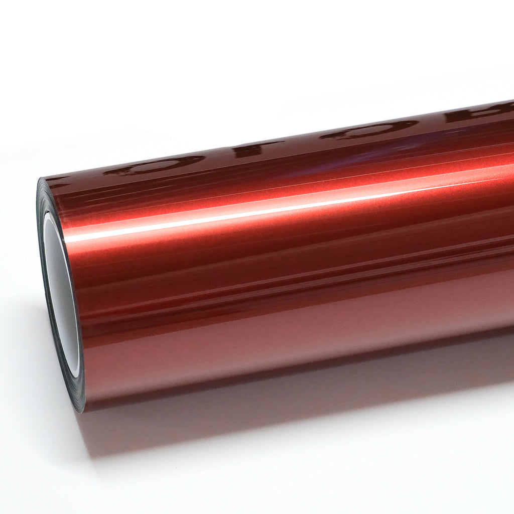 Gloss Metallic Sunset Red PPF dry install color PPF for vehicles