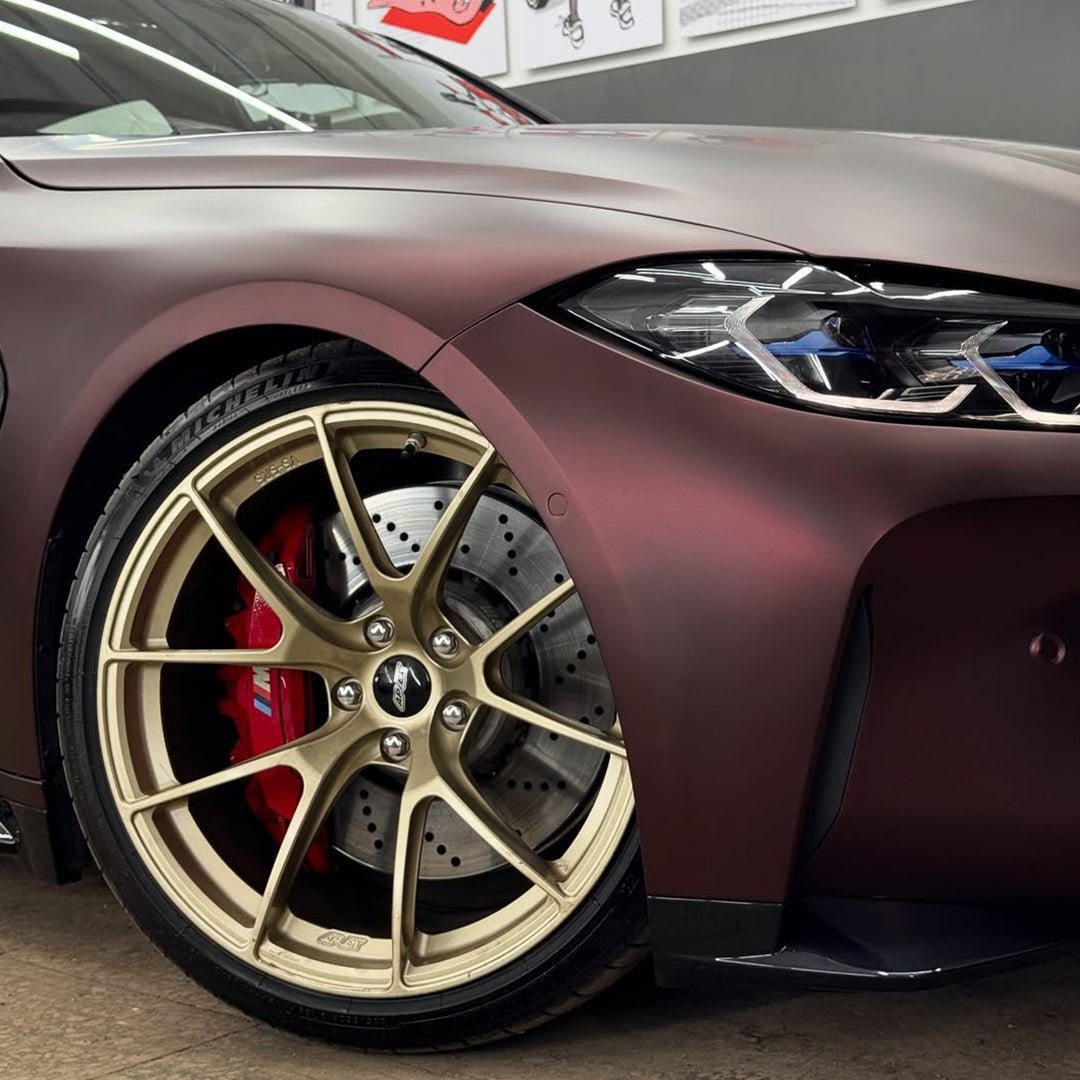Matte Metallic Rose Black PPF