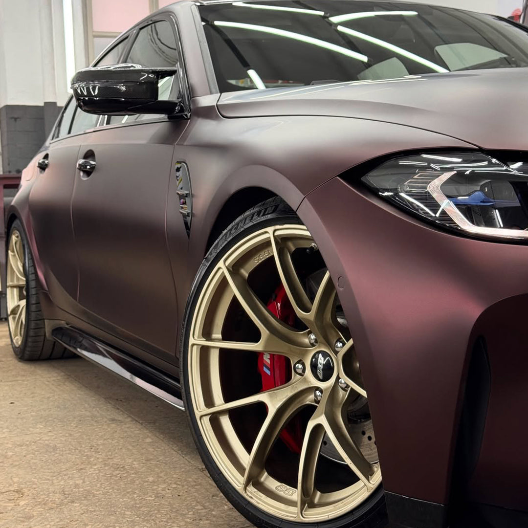 Matte Metallic Rose Black PPF